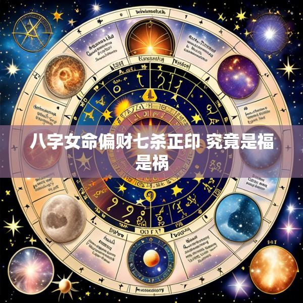 八字女命偏财七杀正印 究竟是福是祸