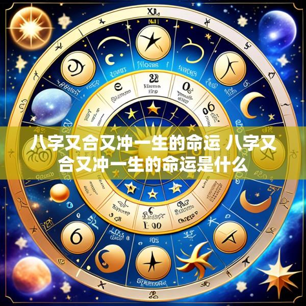 八字又合又冲一生的命运 八字又合又冲一生的命运是什么