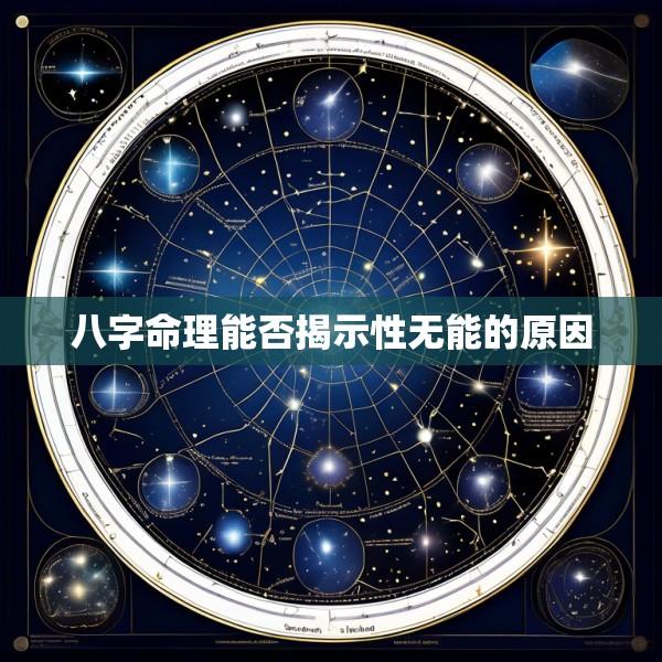 八字命理能否揭示性无能的原因