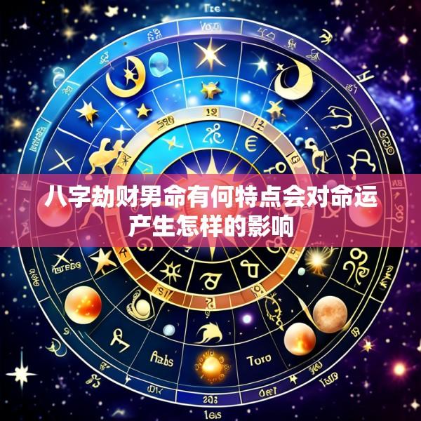 八字劫财男命有何特点会对命运产生怎样的影响