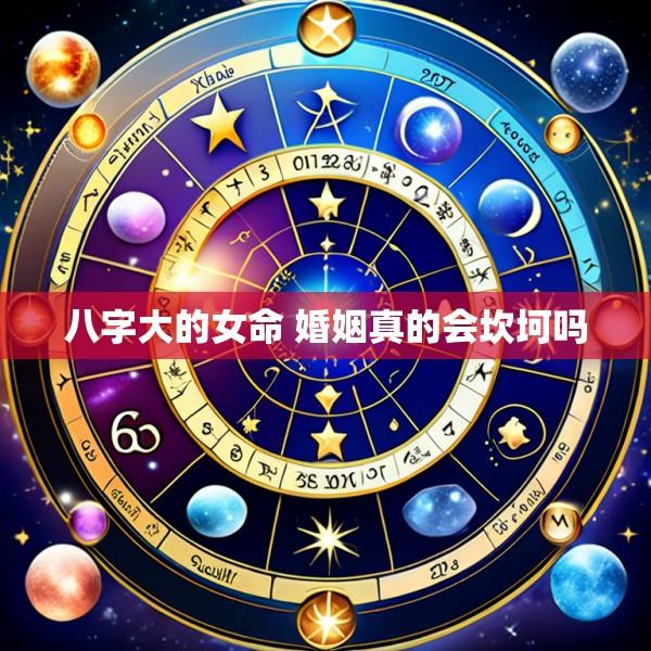 八字大的女命 婚姻真的会坎坷吗