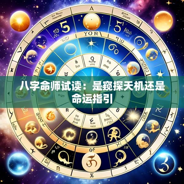 八字命师试读：是窥探天机还是命运指引