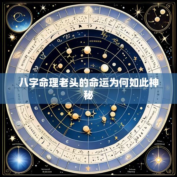 八字命理老头的命运为何如此神秘