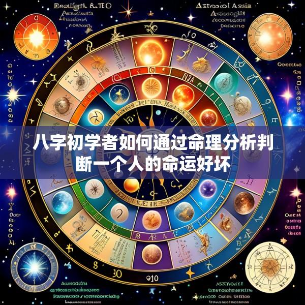八字初学者如何通过命理分析判断一个人的命运好坏