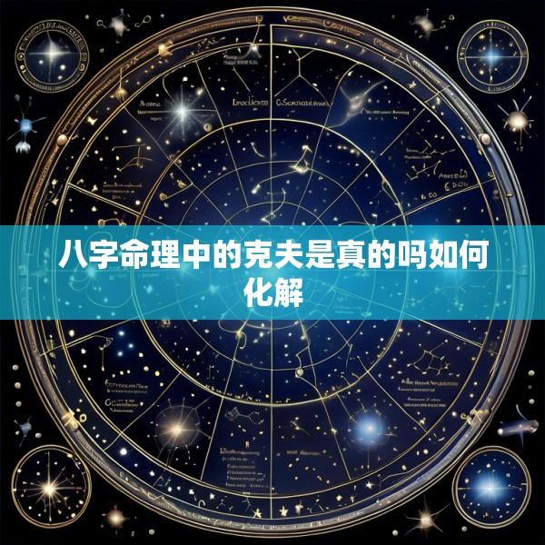 八字命理中的克夫是真的吗如何化解