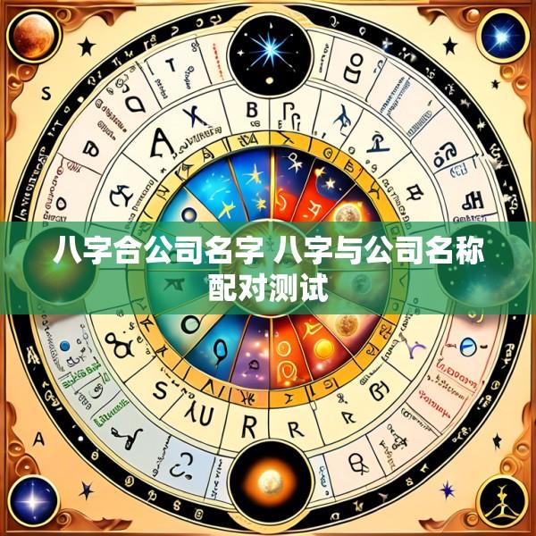八字合公司名字 八字与公司名称配对测试