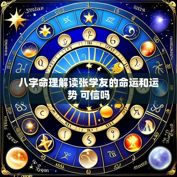 八字命理解读张学友的命运和运势 可信吗