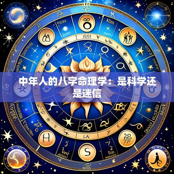 中年人的八字命理学：是科学还是迷信