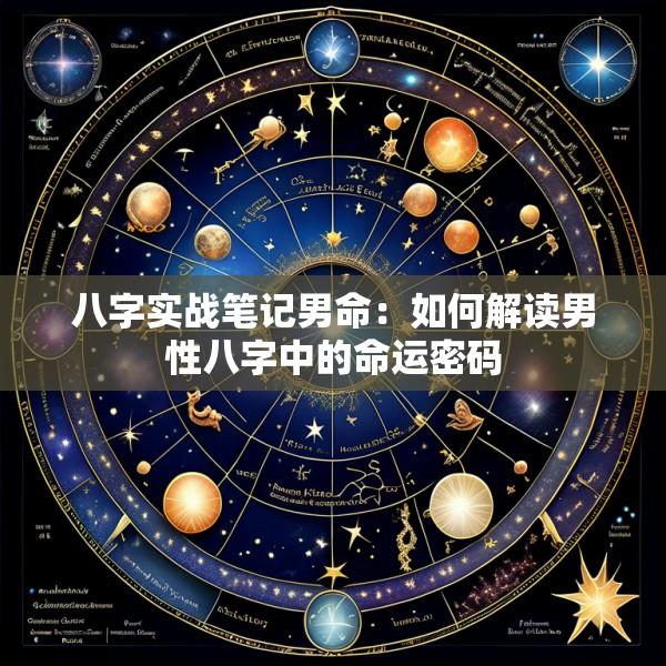 八字实战笔记男命：如何解读男性八字中的命运密码