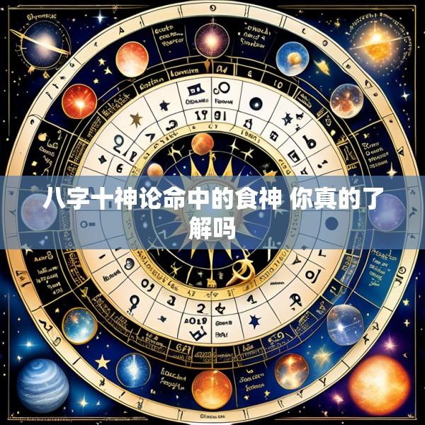 八字十神论命中的食神 你真的了解吗