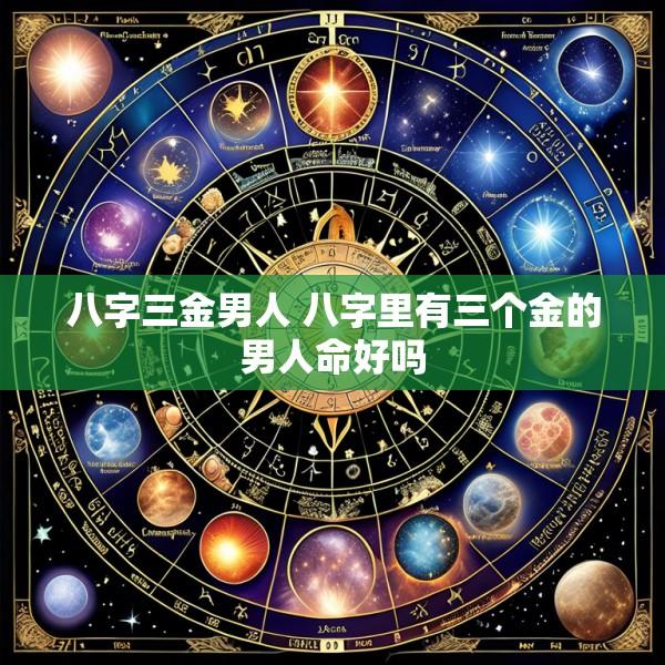 八字三金男人 八字里有三个金的男人命好吗