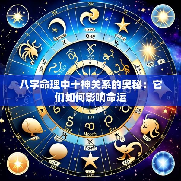 八字命理中十神关系的奥秘：它们如何影响命运