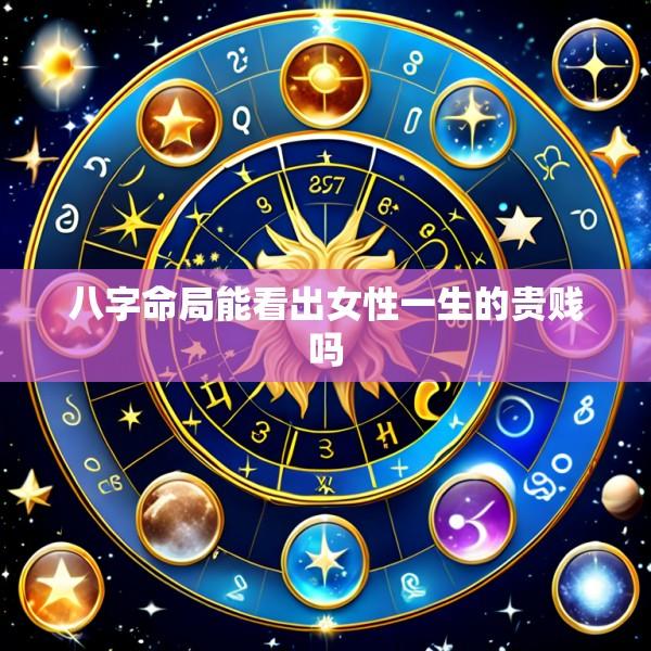 八字命局能看出女性一生的贵贱吗
