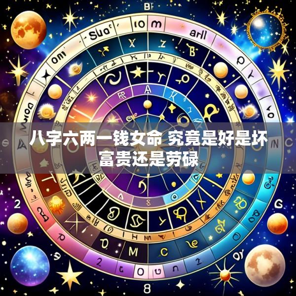 八字六两一钱女命 究竟是好是坏富贵还是劳碌