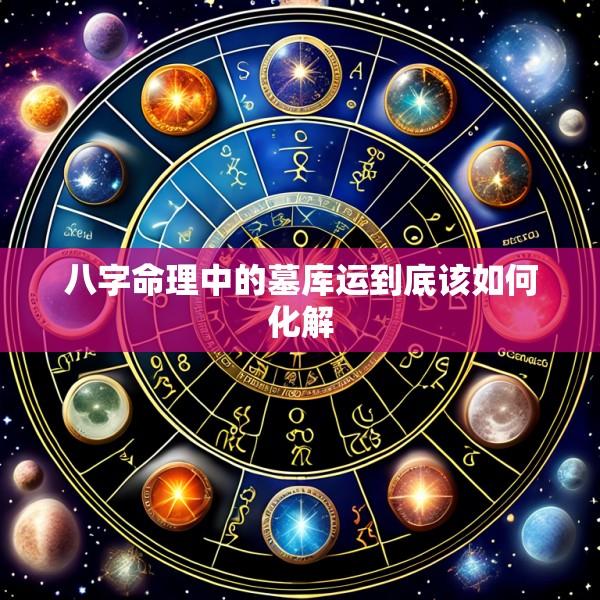 八字命理中的墓库运到底该如何化解
