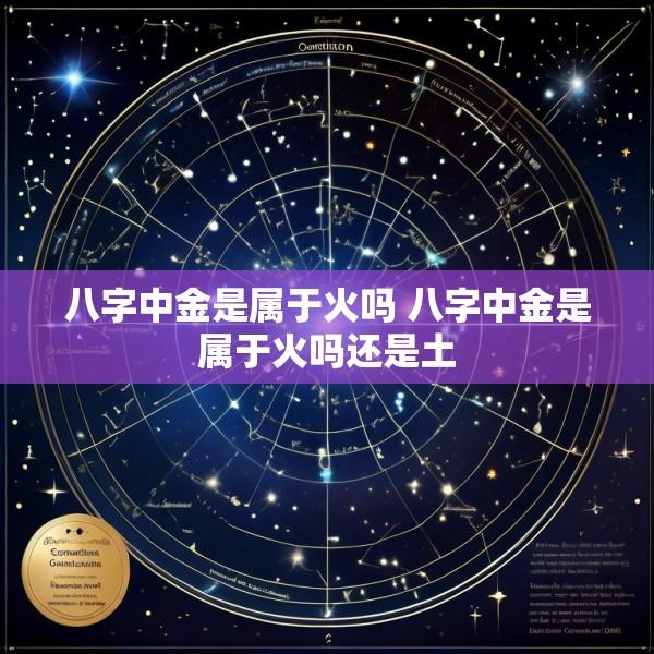 八字中金是属于火吗 八字中金是属于火吗还是土