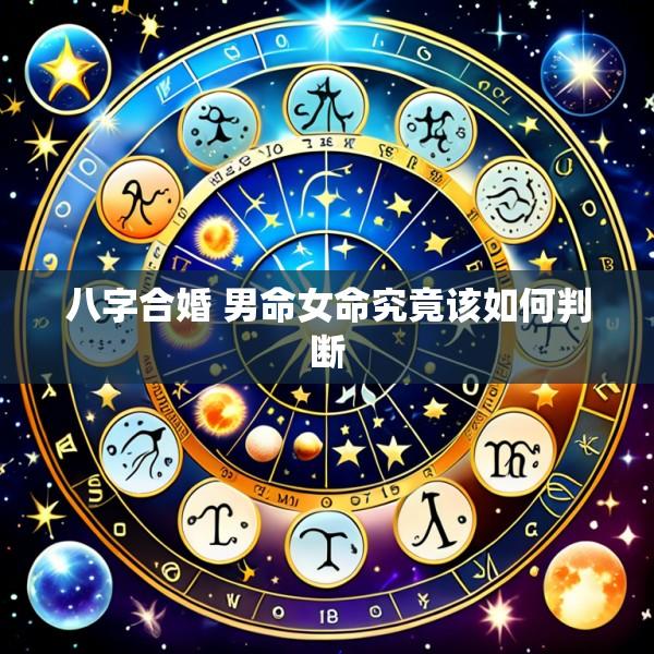 八字合婚 男命女命究竟该如何判断