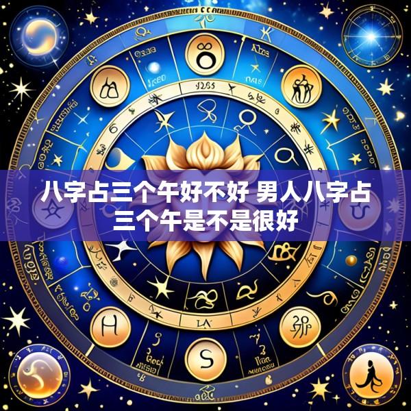 八字占三个午好不好 男人八字占三个午是不是很好