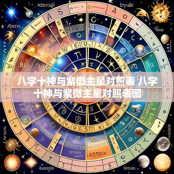 八字十神与紫微主星对照表 八字十神与紫微主星对照表图