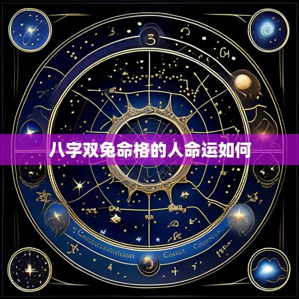 八字双兔命格的人命运如何