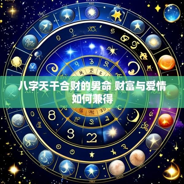 八字天干合财的男命 财富与爱情如何兼得