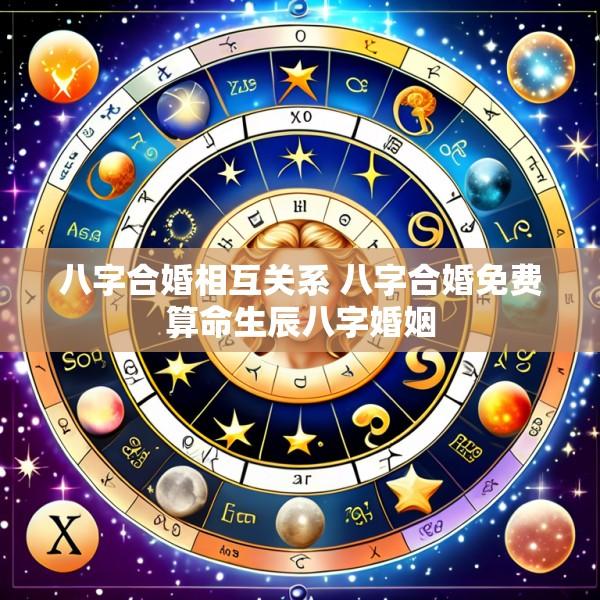 八字合婚相互关系 八字合婚免费算命生辰八字婚姻