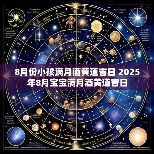 8月份小孩满月酒黄道吉日 2025年8月宝宝满月酒黄道吉日