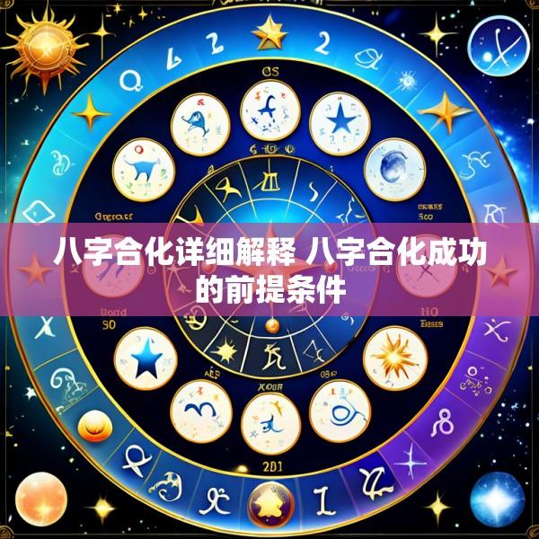 八字合化详细解释 八字合化成功的前提条件