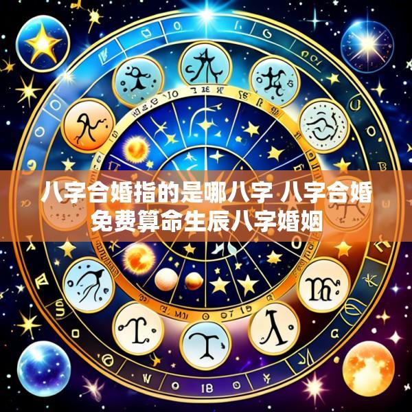 八字合婚指的是哪八字 八字合婚免费算命生辰八字婚姻