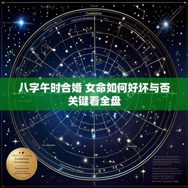 八字午时合婚 女命如何好坏与否关键看全盘