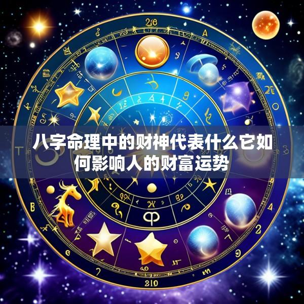 八字命理中的财神代表什么它如何影响人的财富运势