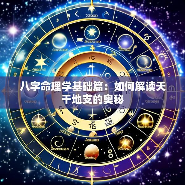 八字命理学基础篇：如何解读天干地支的奥秘