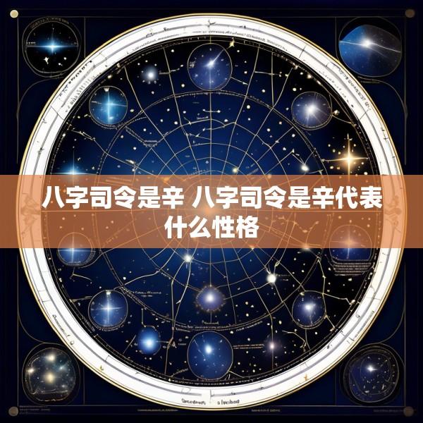 八字司令是辛 八字司令是辛代表什么性格