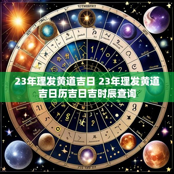 23年理发黄道吉日 23年理发黄道吉日历吉日吉时辰查询
