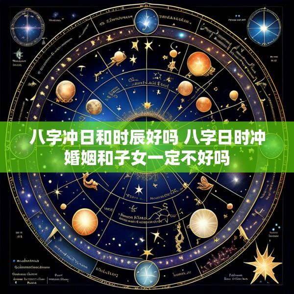 八字冲日和时辰好吗 八字日时冲婚姻和子女一定不好吗