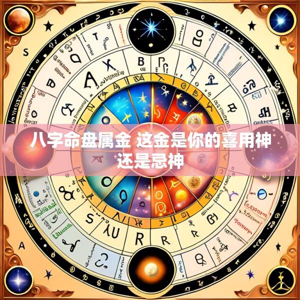 八字命盘属金 这金是你的喜用神还是忌神