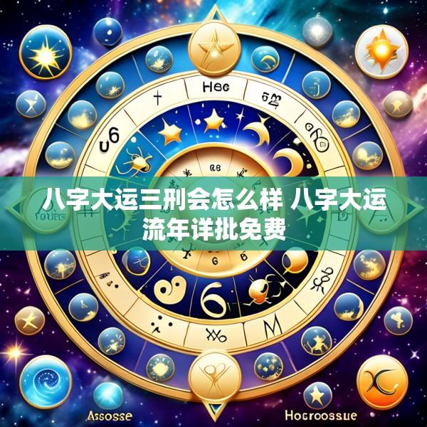 八字大运三刑会怎么样 八字大运流年详批免费