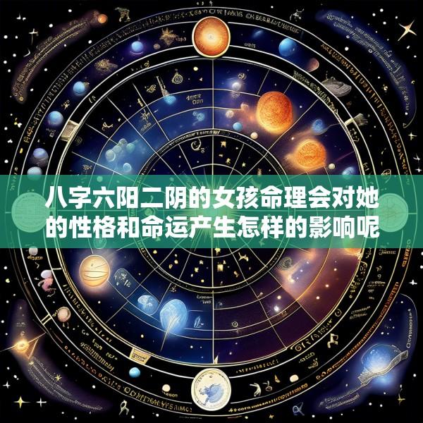 八字六阳二阴的女孩命理会对她的性格和命运产生怎样的影响呢