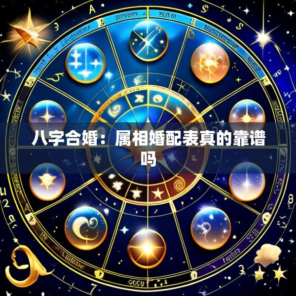 八字合婚：属相婚配表真的靠谱吗