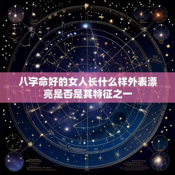 八字命好的女人长什么样外表漂亮是否是其特征之一