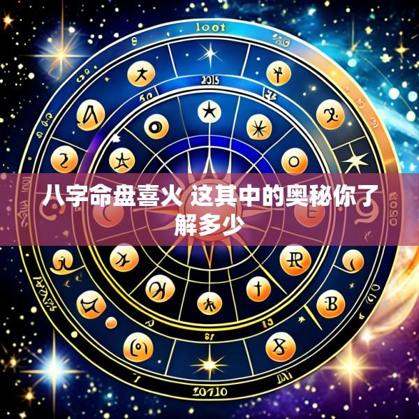 八字命盘喜火 这其中的奥秘你了解多少