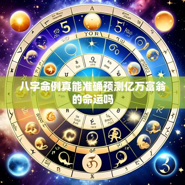 八字命例真能准确预测亿万富翁的命运吗