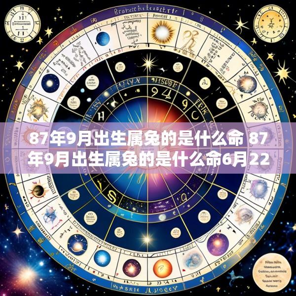 87年9月出生属兔的是什么命 87年9月出生属兔的是什么命6月22日五行穿搭