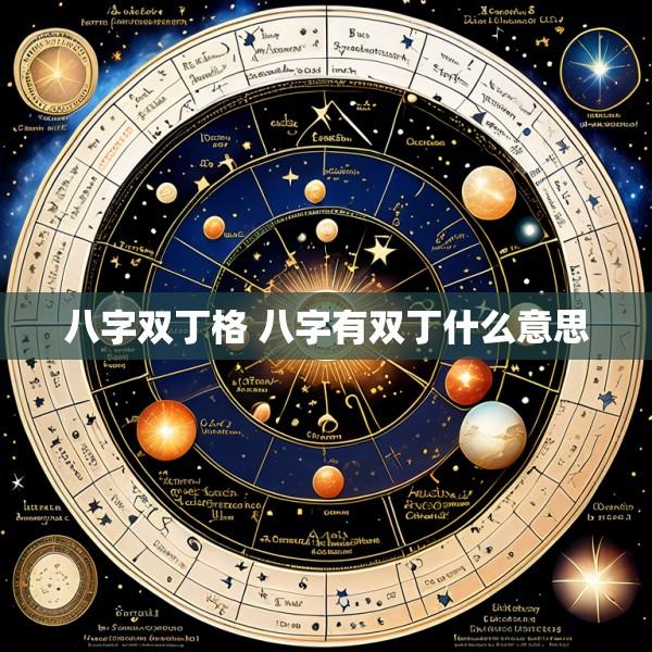 八字双丁格 八字有双丁什么意思