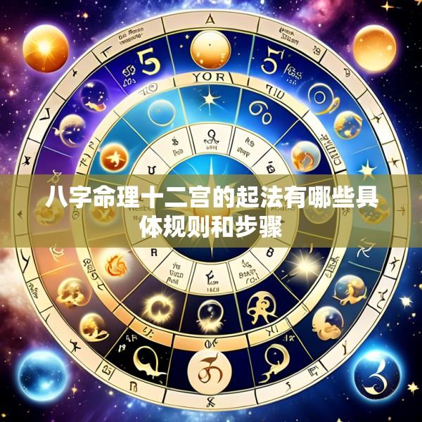 八字命理十二宫的起法有哪些具体规则和步骤