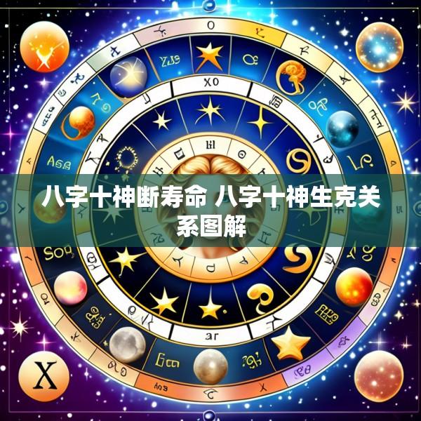 八字十神断寿命 八字十神生克关系图解