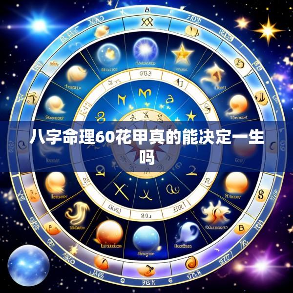 八字命理60花甲真的能决定一生吗