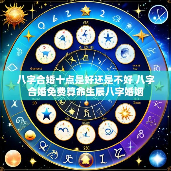 八字合婚十点是好还是不好 八字合婚免费算命生辰八字婚姻