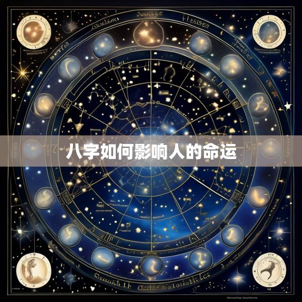 八字如何影响人的命运