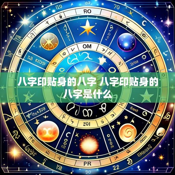 八字印贴身的八字 八字印贴身的八字是什么